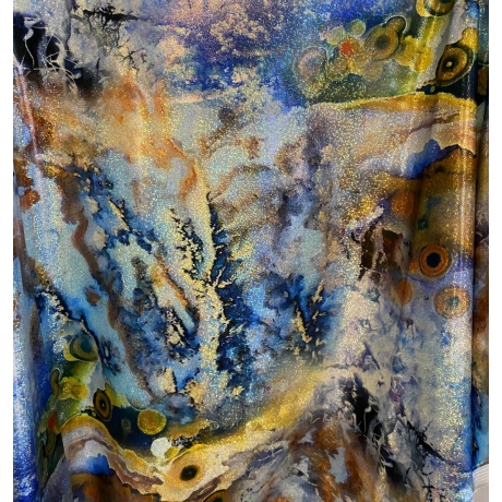 Lycra Hologramowa PAINT SNOW MOUNTAINS